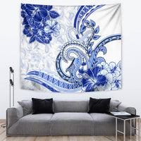 Polynesia Paisley Tapestry Mix Navy Polynesian Pattern LT05 Navy - Polynesian Pride