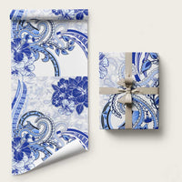 Polynesia Paisley Wrapping Paper Mix Navy Polynesian Pattern LT05 58" × 23" Navy - Polynesian Pride