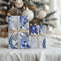 Polynesia Paisley Wrapping Paper Mix Navy Polynesian Pattern LT05 - Polynesian Pride