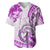 Polynesia Paisley Baseball Jersey Mix Pink Polynesian Pattern LT05 Pink - Polynesian Pride