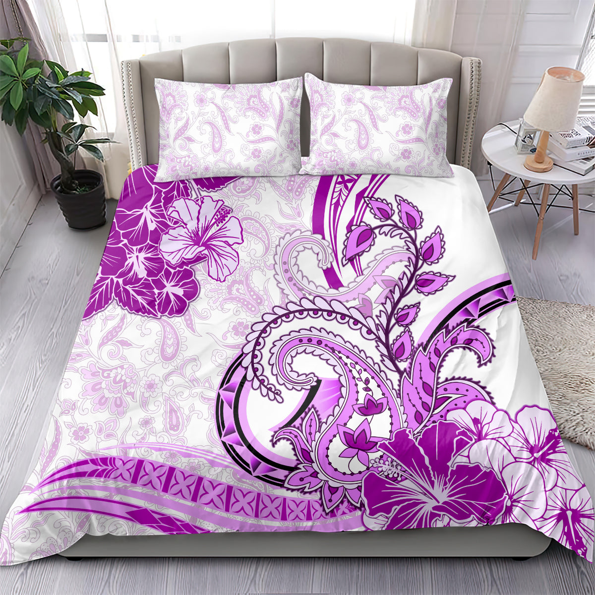 Polynesia Paisley Bedding Set Mix Pink Polynesian Pattern LT05 - Polynesian Pride