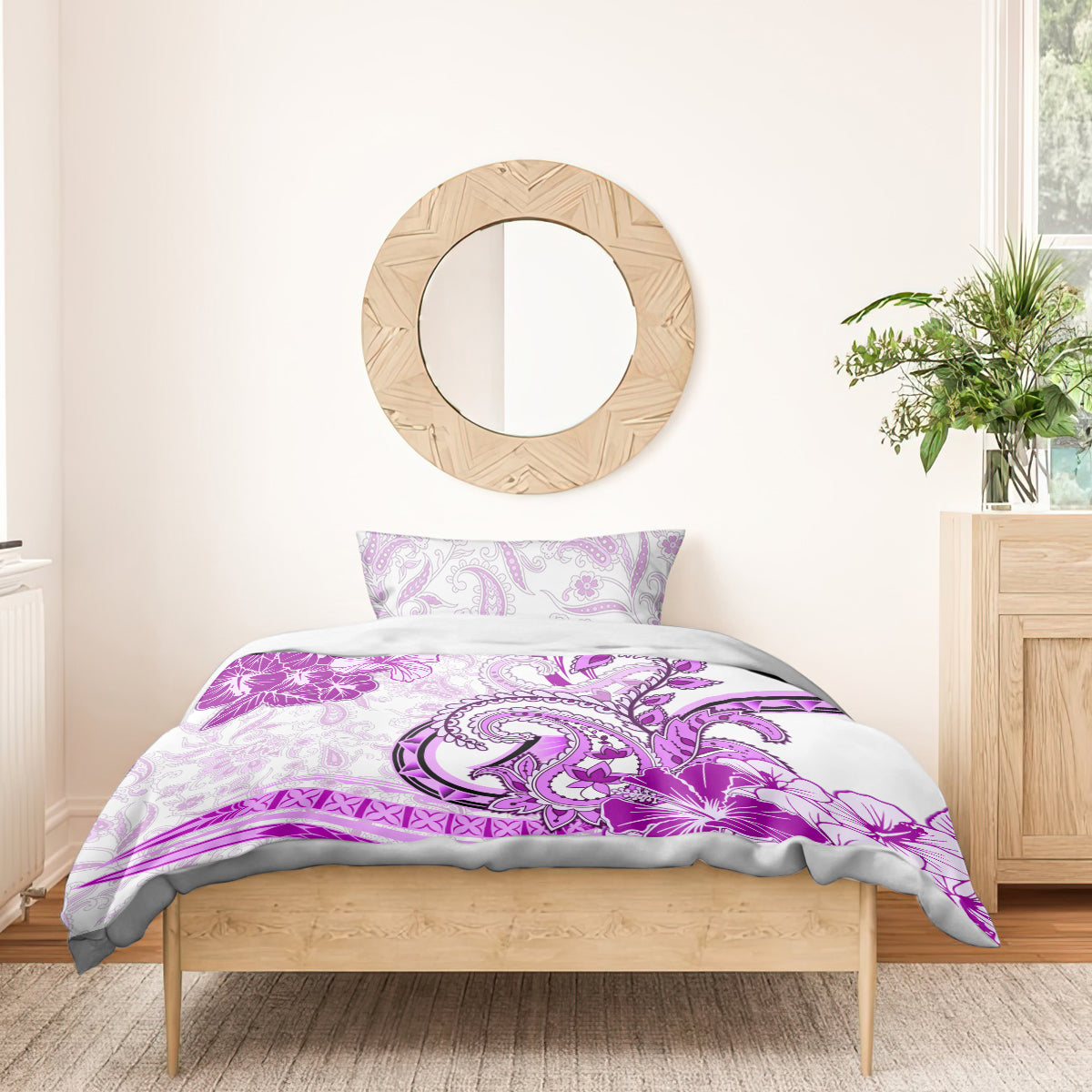 Polynesia Paisley Bedding Set Mix Pink Polynesian Pattern LT05 - Polynesian Pride