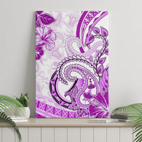 Polynesia Paisley Canvas Wall Art Mix Pink Polynesian Pattern LT05 - Polynesian Pride