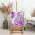 Polynesia Paisley Canvas Wall Art Mix Pink Polynesian Pattern