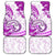 Polynesia Paisley Car Mats Mix Pink Polynesian Pattern