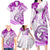 Polynesia Paisley Family Matching Long Sleeve Bodycon Dress and Hawaiian Shirt Mix Pink Polynesian Pattern LT05 - Polynesian Pride