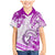 Polynesia Paisley Family Matching Mermaid Dress and Hawaiian Shirt Mix Pink Polynesian Pattern LT05 Son's Shirt Pink - Polynesian Pride