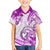 Polynesia Paisley Family Matching Puletasi and Hawaiian Shirt Mix Pink Polynesian Pattern LT05 Son's Shirt Pink - Polynesian Pride