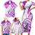 Polynesia Paisley Family Matching Short Sleeve Bodycon Dress and Hawaiian Shirt Mix Pink Polynesian Pattern LT05 - Polynesian Pride