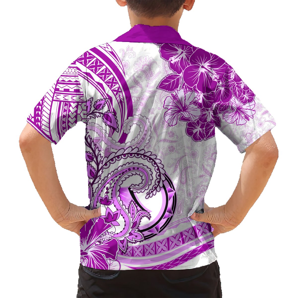 Polynesia Paisley Hawaiian Shirt Mix Pink Polynesian Pattern LT05 - Polynesian Pride