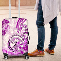 Polynesia Paisley Luggage Cover Mix Pink Polynesian Pattern