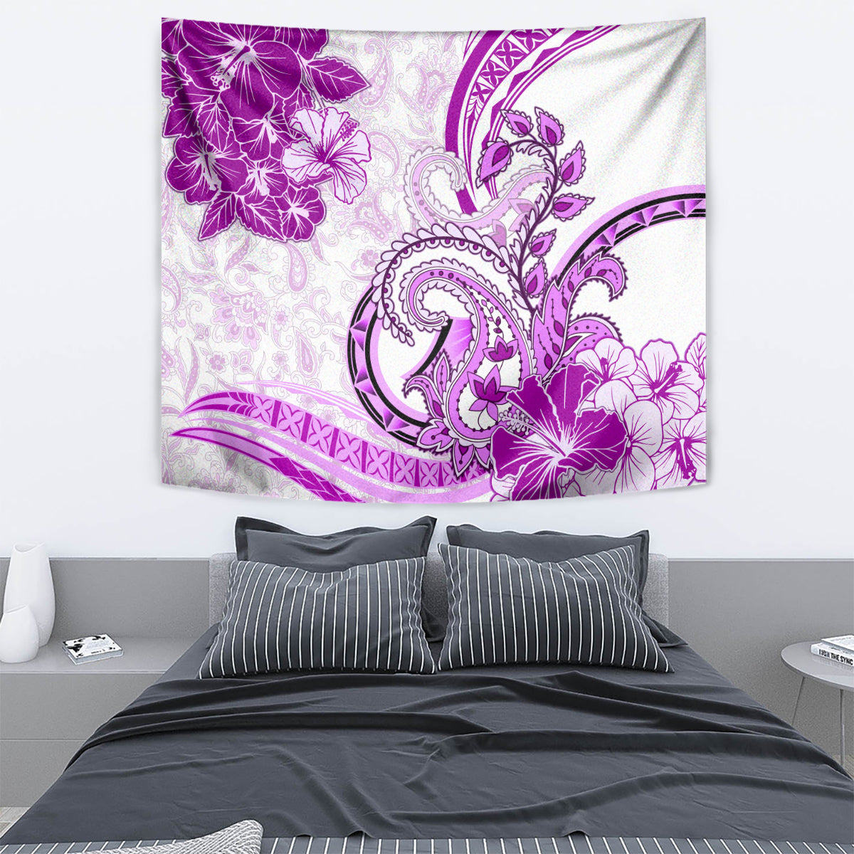 Polynesia Paisley Tapestry Mix Pink Polynesian Pattern LT05 - Polynesian Pride