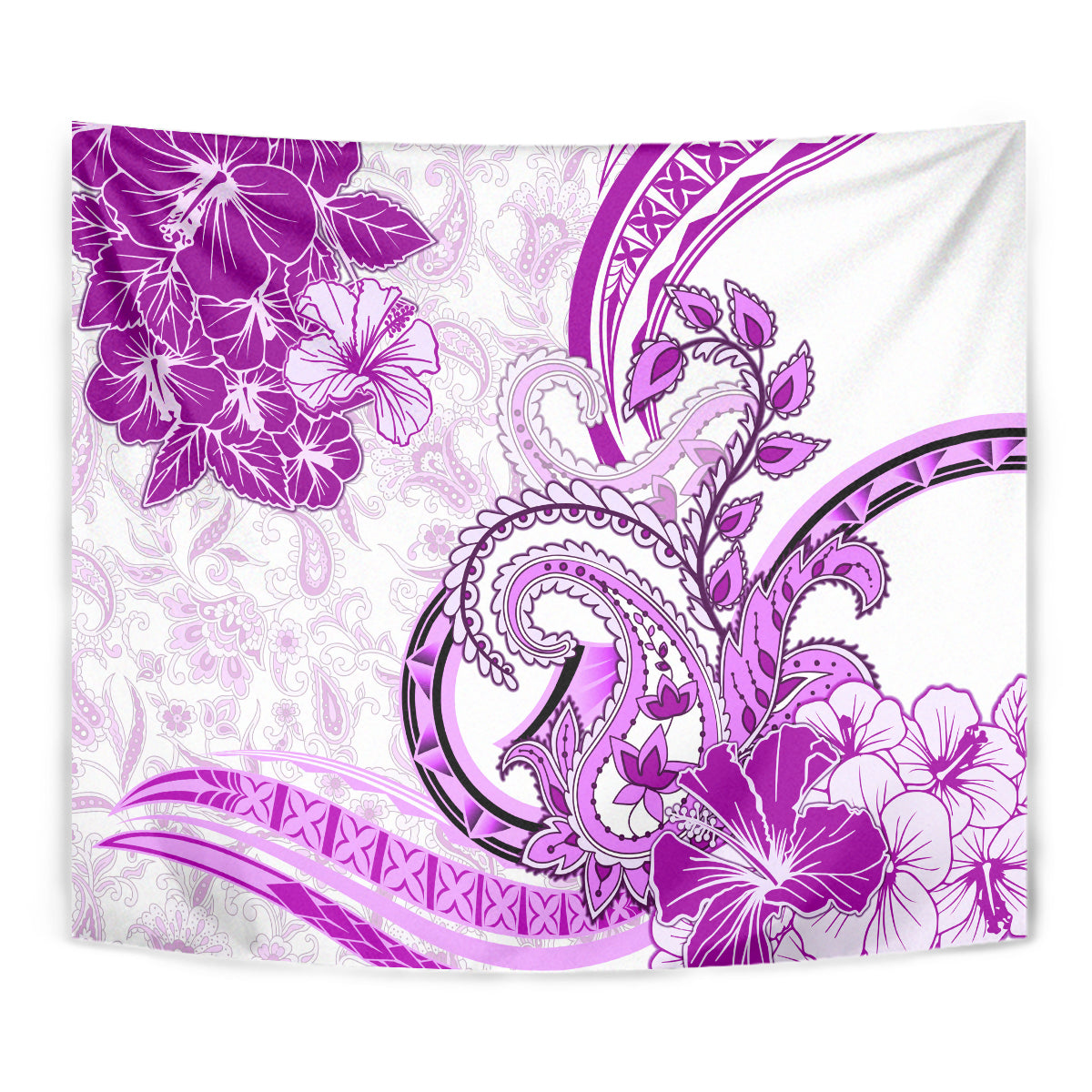 Polynesia Paisley Tapestry Mix Pink Polynesian Pattern LT05 - Polynesian Pride