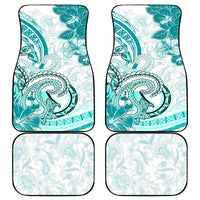 Polynesia Paisley Car Mats Mix Teal Polynesian Pattern LT05 - Polynesian Pride