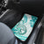 Polynesia Paisley Car Mats Mix Teal Polynesian Pattern