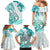 Polynesia Paisley Family Matching Mermaid Dress and Hawaiian Shirt Mix Teal Polynesian Pattern LT05 - Polynesian Pride