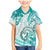 Polynesia Paisley Family Matching Mermaid Dress and Hawaiian Shirt Mix Teal Polynesian Pattern LT05 Son's Shirt Teal - Polynesian Pride