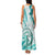 Polynesia Paisley Family Matching Tank Maxi Dress and Hawaiian Shirt Mix Teal Polynesian Pattern LT05 - Polynesian Pride