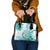 Polynesia Paisley Shoulder Handbag Mix Teal Polynesian Pattern