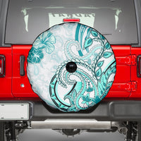 Polynesia Paisley Spare Tire Cover Mix Teal Polynesian Pattern LT05 - Polynesian Pride