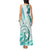 Polynesia Paisley Tank Maxi Dress Mix Teal Polynesian Pattern LT05 - Polynesian Pride