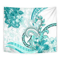Polynesia Paisley Tapestry Mix Teal Polynesian Pattern LT05 - Polynesian Pride