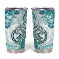 Polynesia Paisley Tumbler Cup Mix Teal Polynesian Pattern LT05 Teal - Polynesian Pride