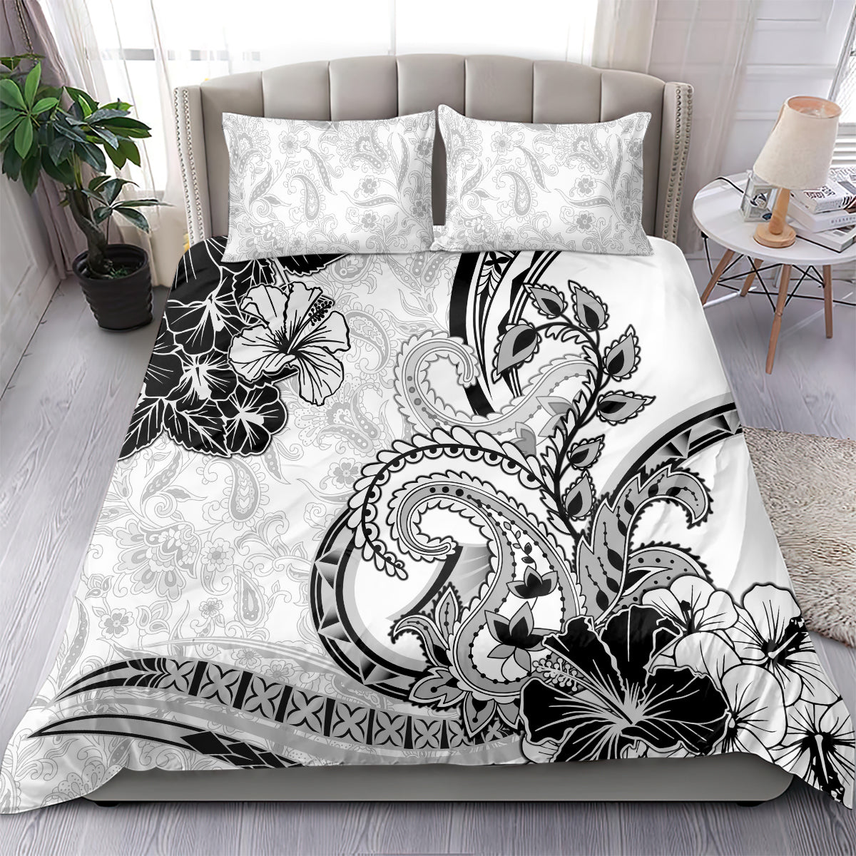 Polynesia Paisley Bedding Set Mix White Polynesian Pattern LT05 - Polynesian Pride