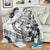 Polynesia Paisley Blanket Mix White Polynesian Pattern