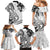 Polynesia Paisley Family Matching Mermaid Dress and Hawaiian Shirt Mix White Polynesian Pattern LT05 - Polynesian Pride