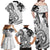 Polynesia Paisley Family Matching Off Shoulder Maxi Dress and Hawaiian Shirt Mix White Polynesian Pattern LT05 - Polynesian Pride