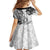 Polynesia Paisley Family Matching Off Shoulder Short Dress and Hawaiian Shirt Mix White Polynesian Pattern LT05 - Polynesian Pride