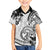 Polynesia Paisley Family Matching Off Shoulder Short Dress and Hawaiian Shirt Mix White Polynesian Pattern LT05 Son's Shirt White - Polynesian Pride