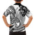 Polynesia Paisley Family Matching Puletasi and Hawaiian Shirt Mix White Polynesian Pattern LT05 - Polynesian Pride