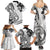 Polynesia Paisley Family Matching Summer Maxi Dress and Hawaiian Shirt Mix White Polynesian Pattern LT05 - Polynesian Pride