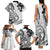 Polynesia Paisley Family Matching Tank Maxi Dress and Hawaiian Shirt Mix White Polynesian Pattern LT05 - Polynesian Pride