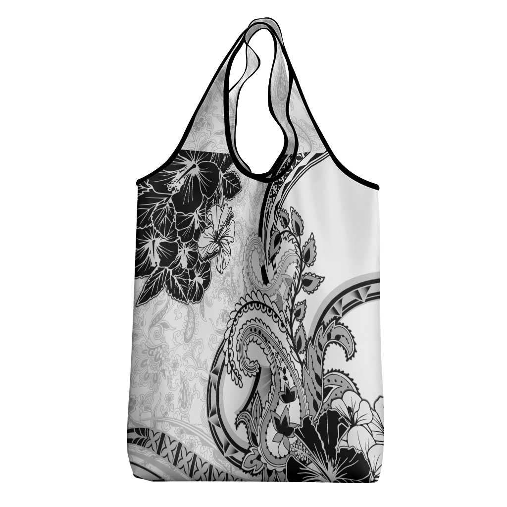 Polynesia Paisley Grocery Bag Mix White Polynesian Pattern LT05 - Polynesian Pride