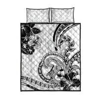 Polynesia Paisley Quilt Bed Set Mix White Polynesian Pattern LT05 - Polynesian Pride