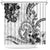 Polynesia Paisley Shower Curtain Mix White Polynesian Pattern