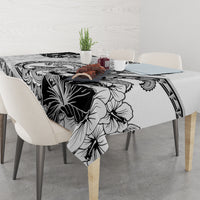 Polynesia Paisley Tablecloth Mix White Polynesian Pattern