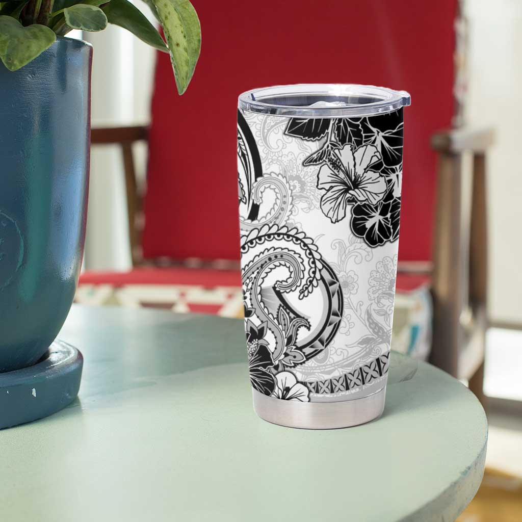 Polynesia Paisley Tumbler Cup Mix White Polynesian Pattern LT05 - Polynesian Pride