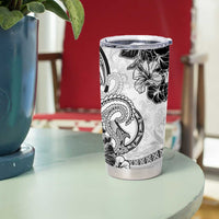 Polynesia Paisley Tumbler Cup Mix White Polynesian Pattern LT05 - Polynesian Pride