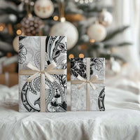 Polynesia Paisley Wrapping Paper Mix White Polynesian Pattern LT05 - Polynesian Pride