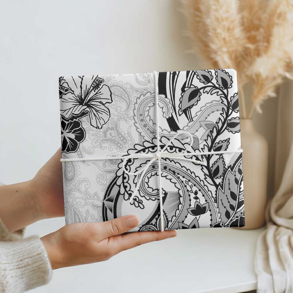 Polynesia Paisley Wrapping Paper Mix White Polynesian Pattern LT05 - Polynesian Pride