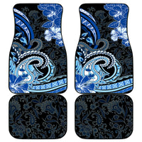 Polynesia Paisley Car Mats Mix Blue Polynesian Pattern LT05 - Polynesian Pride