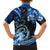 Polynesia Paisley Family Matching Long Sleeve Bodycon Dress and Hawaiian Shirt Mix Blue Polynesian Pattern LT05 - Polynesian Pride