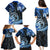 Polynesia Paisley Family Matching Puletasi and Hawaiian Shirt Mix Blue Polynesian Pattern LT05 - Polynesian Pride