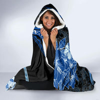 Polynesia Paisley Hooded Blanket Mix Blue Polynesian Pattern LT05 - Polynesian Pride