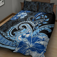Polynesia Paisley Quilt Bed Set Mix Blue Polynesian Pattern LT05 - Polynesian Pride