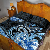 Polynesia Paisley Quilt Bed Set Mix Blue Polynesian Pattern LT05 - Polynesian Pride